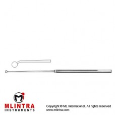 Ray Micro Curette Angled 45° - Vertical Stainless Steel, 19 cm - 7 1/2" Diameter 4.0 mm Ø